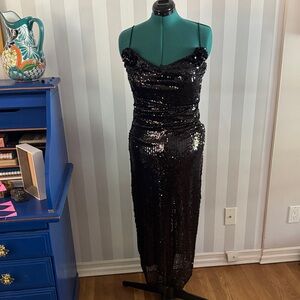 Forever 21 Black Sequin Dress